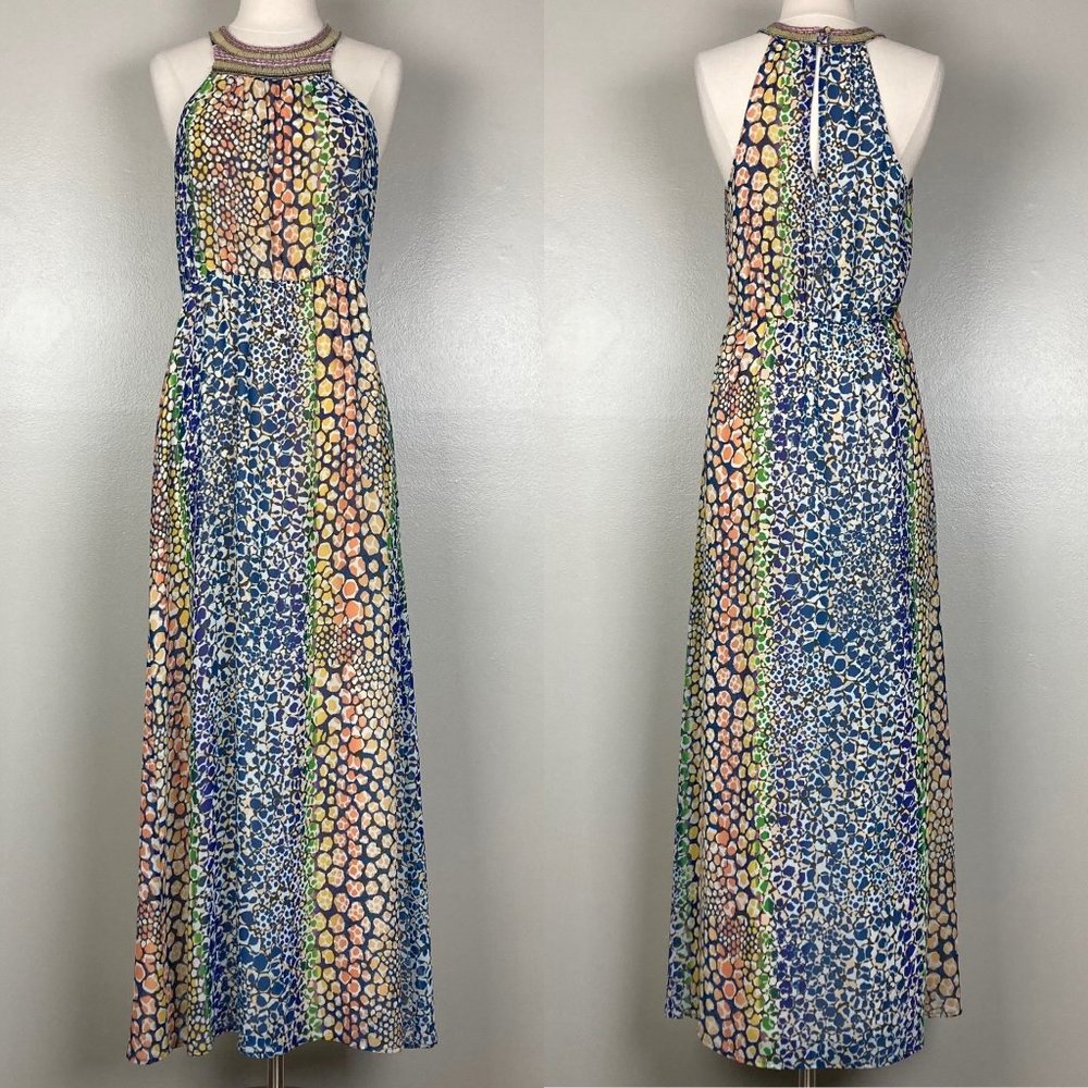 HD IN PARIS X ANTHROPOLOGIE -  - Animal Print "Mayacama" Maxi Dress